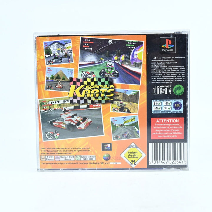 Formula Karts Special Edition - Sony Playstation 1 / PS1 Game + Manual - PAL