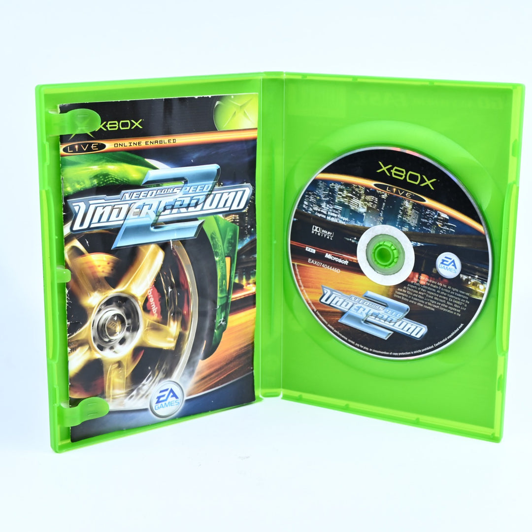 Need for Speed Underground 2 - Original Xbox Game + Manual - PAL - MINT DISC!