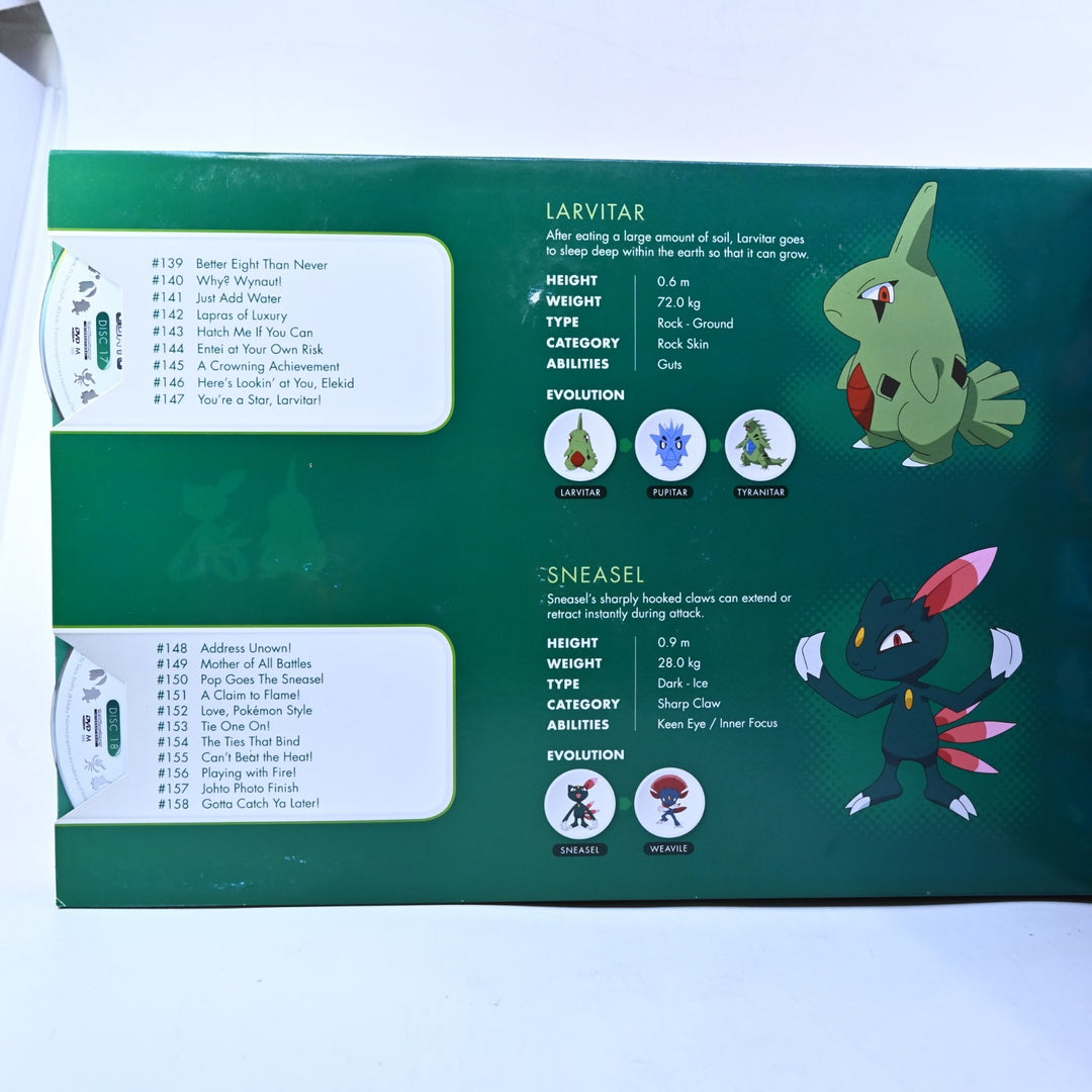 Pokemon Johto Collection Pokedex Book - 18 Discs - Region 4 - Anime DVD