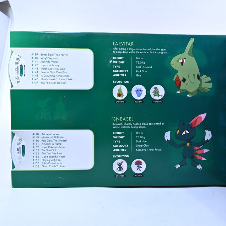 Pokemon Johto Collection Pokedex Book - 18 Discs - Region 4 - Anime DVD