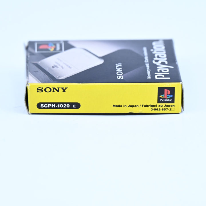 Boxed PS1 Memory Card - SCPH-1020E - Sony Playstation 1 PS1 Accessory FREE POST!