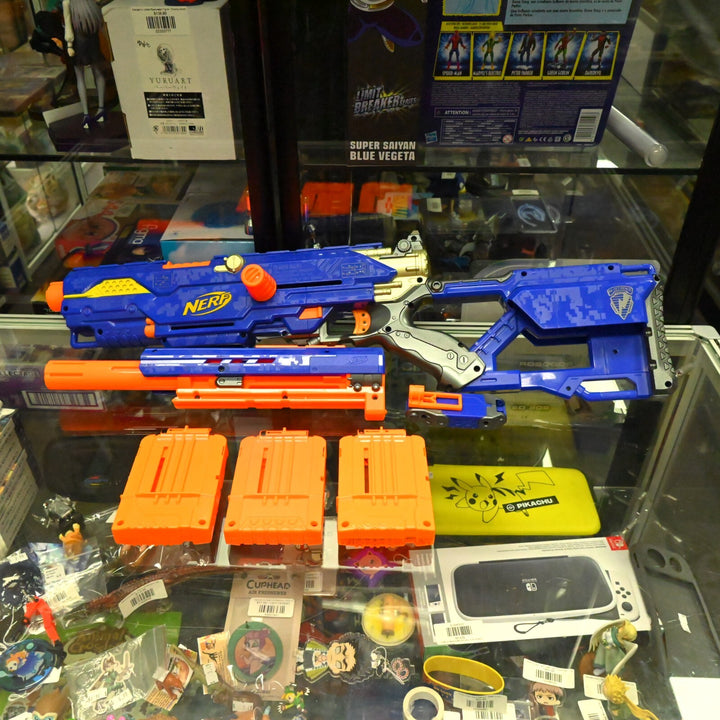 NERF Long Strike CS-6 - Rifle - NERF Elite - Foam Dart Gun - Toy