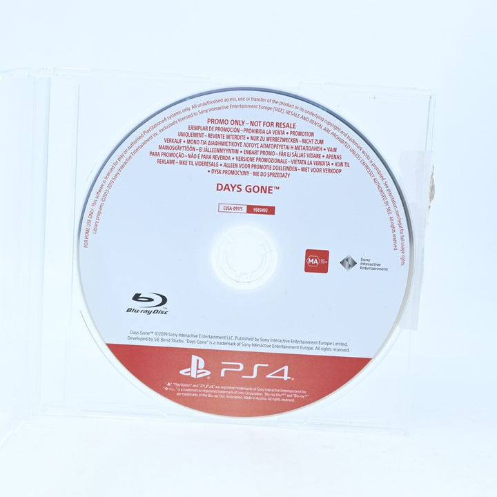 Days Gone - Promo Disc - Sony Playstation 4 / PS4 Game - Disc Only - MINT DISC!