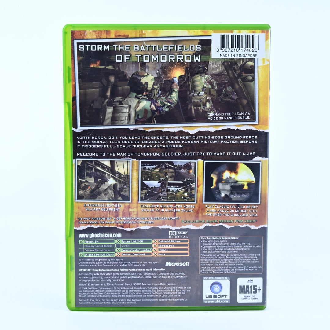 Tom Clancy's Ghost Recon 2 - Original Xbox Game + Manual - PAL - MINT DISC!