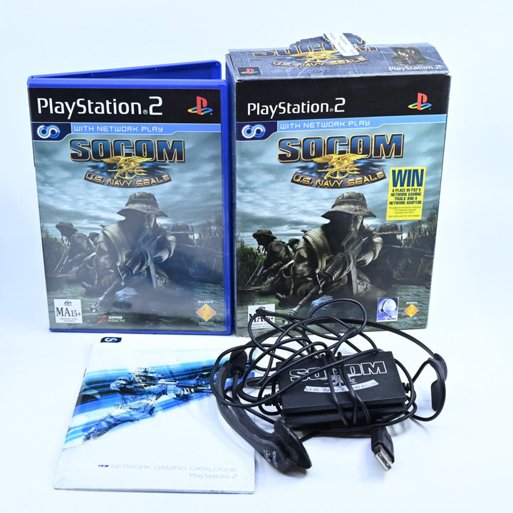 SOCOM: U.S. Navy Seals - Big Box - Sony Playstation 2 / PS2 Game