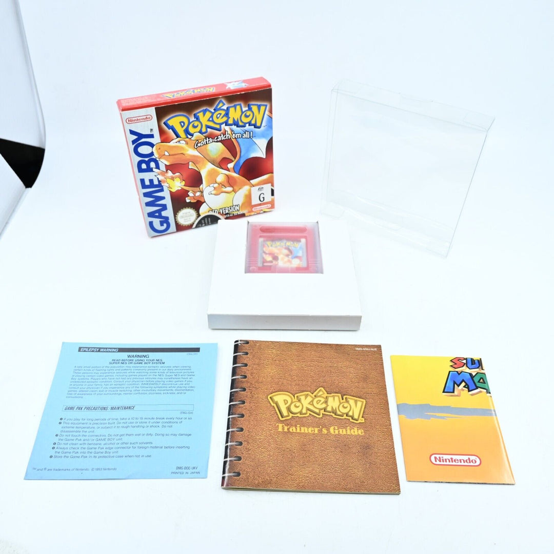 Pokemon: Red Version - Nintendo Gameboy Boxed Game PAL - FREE POST! NEW BATTERY!