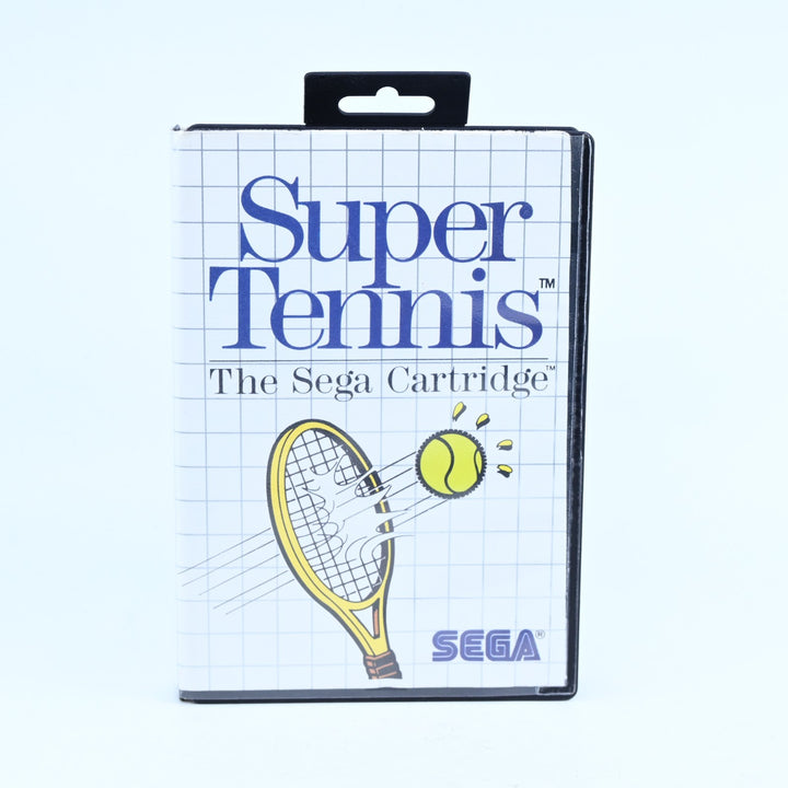 Super Tennis - Sega Master System Game + Manual - PAL - FREE POST!