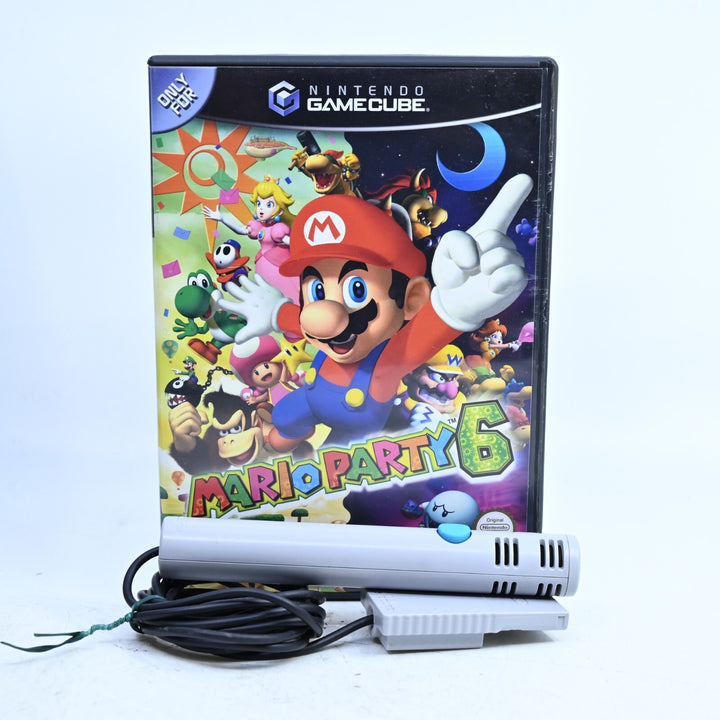 Mario Party 6 + Microphone - Nintendo Gamecube Game + Manual - PAL - FREE POST!