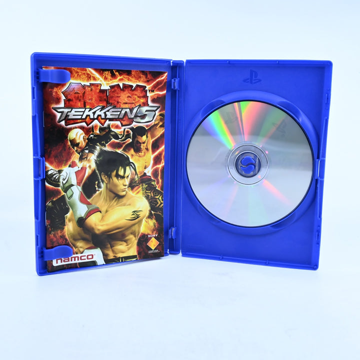Tekken 5 - Sony Playstation 2 / PS2 Game + Manual - PAL - MINT DISC!