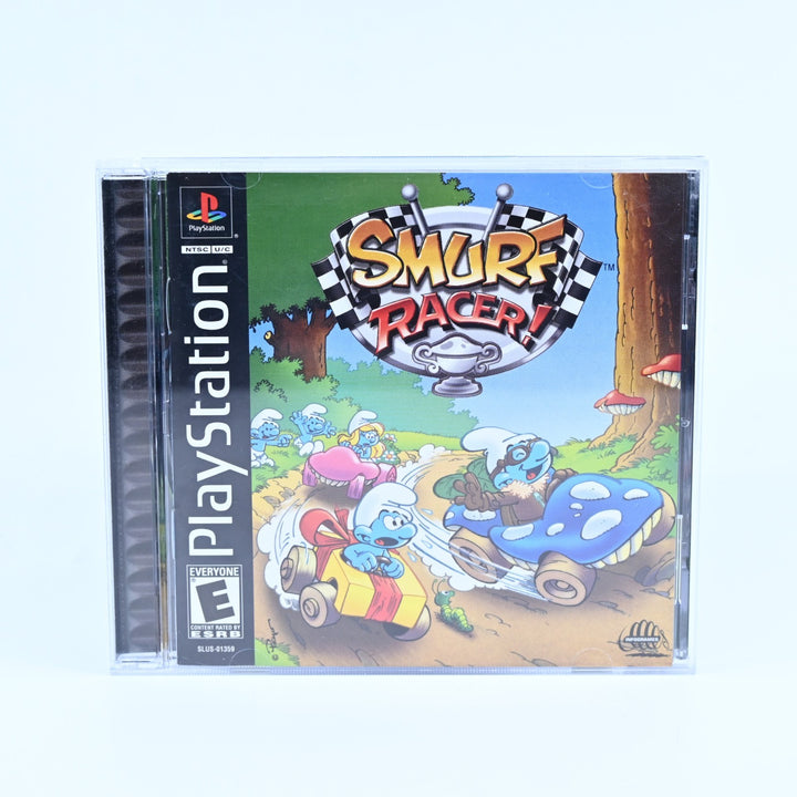 Smurf Racer - Sony Playstation 1 / PS1 Game + Manual - NTSC-U/C - MINT DISC!