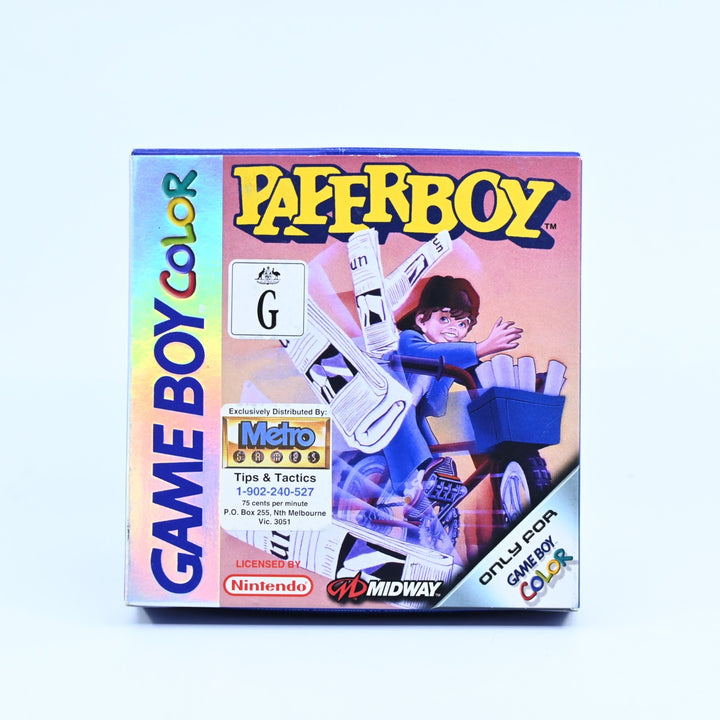 Paperboy - Nintendo Gameboy Color Boxed Game - PAL - FREE POST!