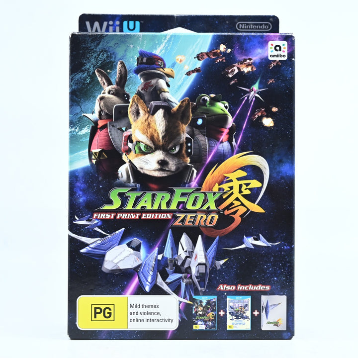 Star Fox Zero First Print Edition - Nintendo Wii U Game - PAL - LIKE NEW!