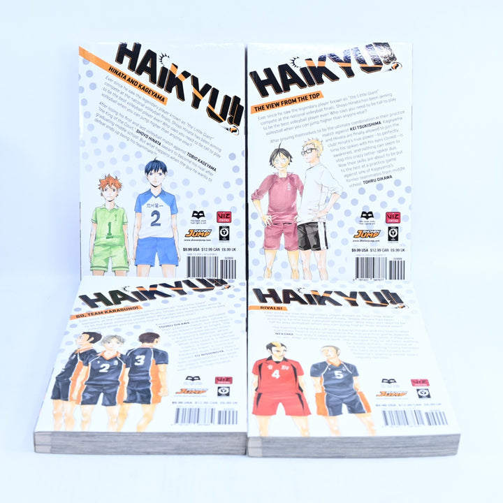Haikyu!! - Volumes 1-4 - Haruichi Furudate - Viz Media - Manga