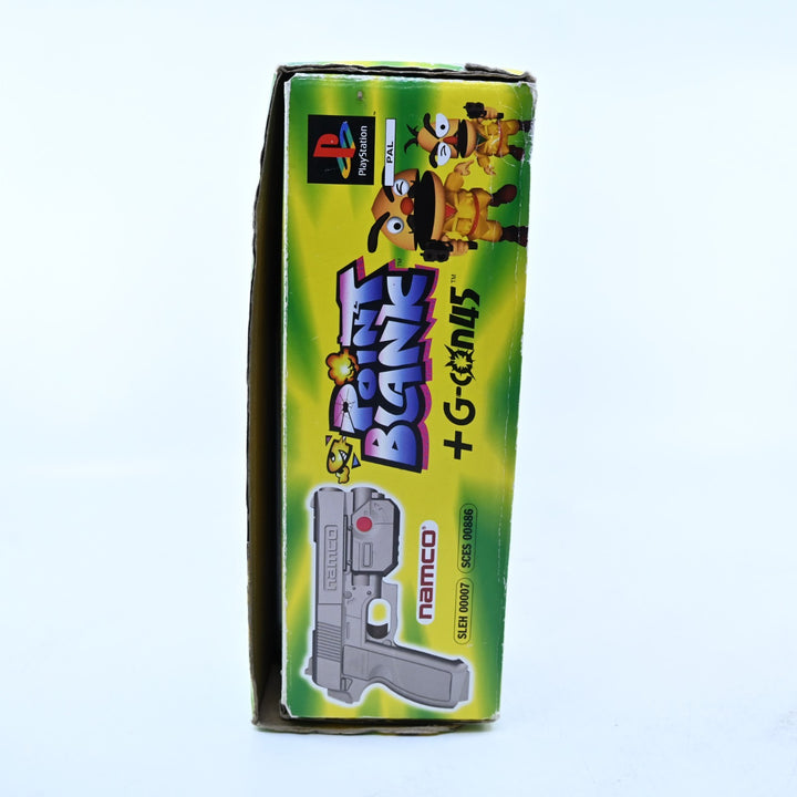 Point Blank - G-Con45 &amp; Game Bundle - PS1 Game + Manual + Light Gun - PAL