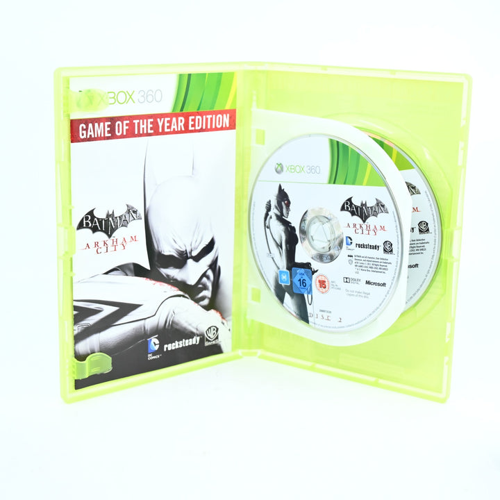 Batman Arkham City GOTY Edition - Xbox 360 Game + Manual - PAL - MINT DISC!