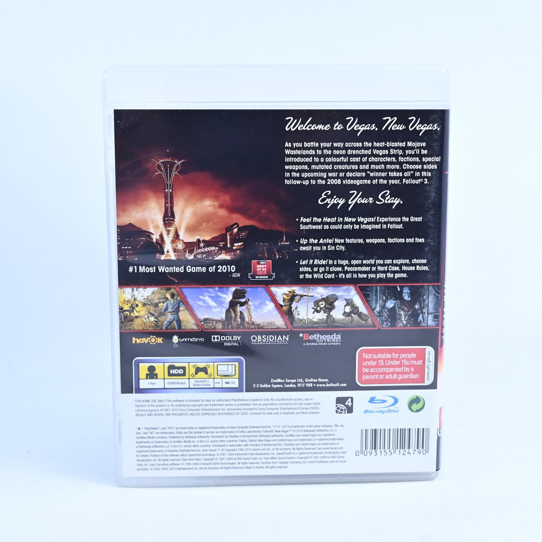 Fallout: New Vegas - Sony Playstation 3 / PS3 Game + Manual - MINT DISC!