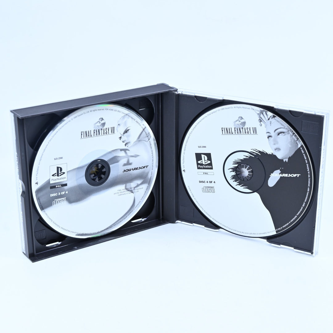 Final Fantasy VIII 8 - Sony Playstation 1 / PS1 Game + Manual - PAL - MINT DISC!
