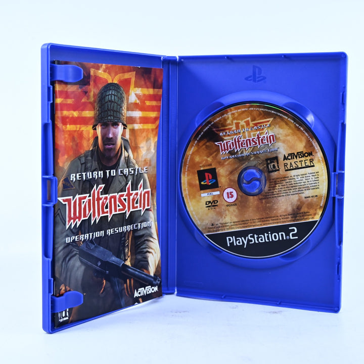 Return to Castle Wolfenstein: Operation Resurrection - PS2 Game + Manual - PAL