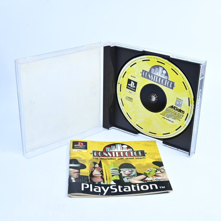 Constructor - Sony Playstation 1 / PS1 Game + Manual - PAL - MINT DISC!