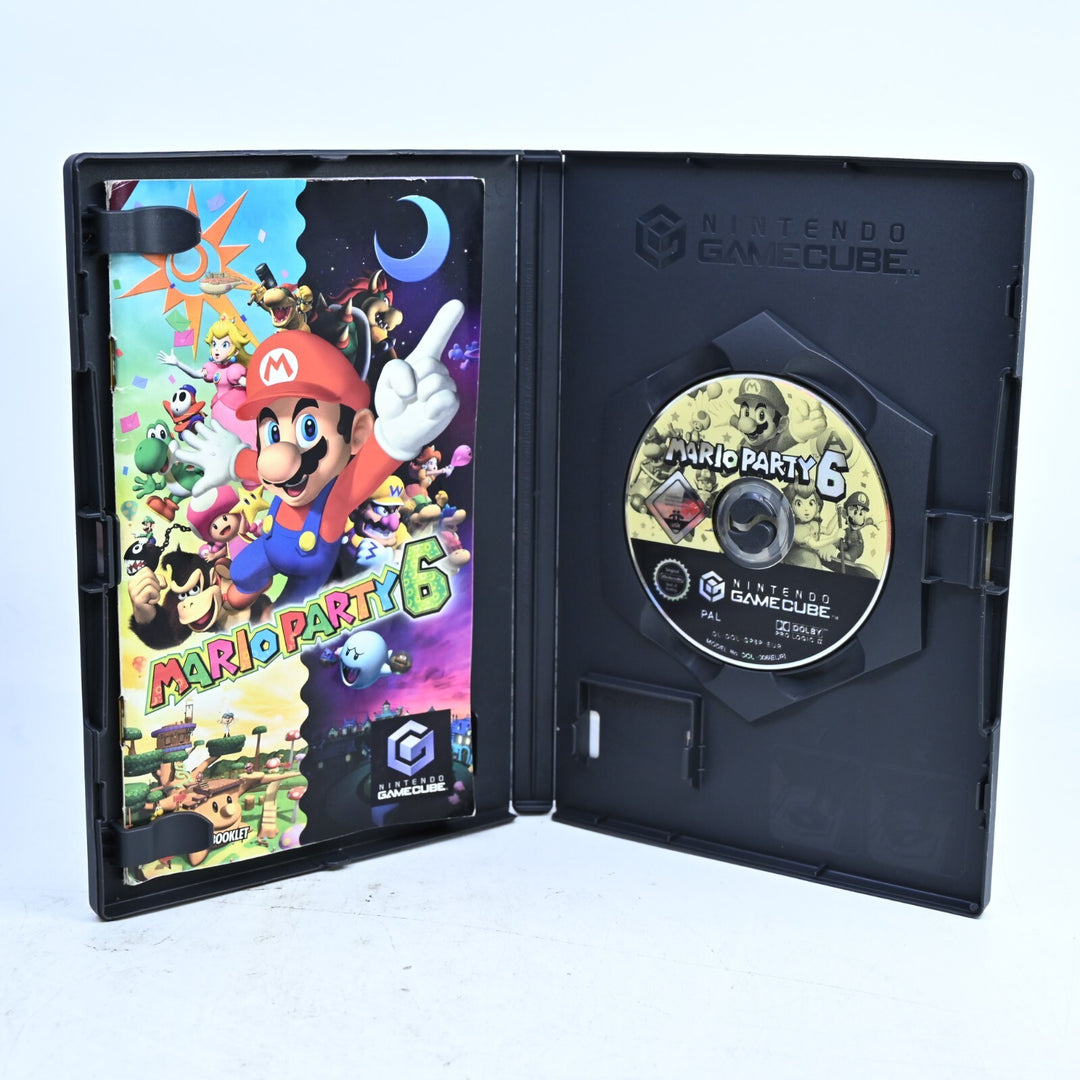 Mario Party 6 + Microphone - Nintendo Gamecube Game + Manual - PAL - FREE POST!