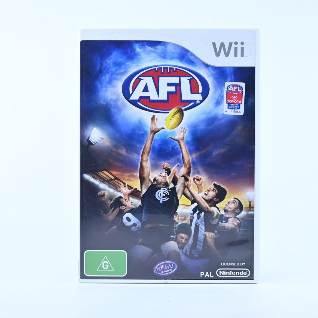 AFL - Nintendo Wii Game + Manual - PAL - MINT DISC!
