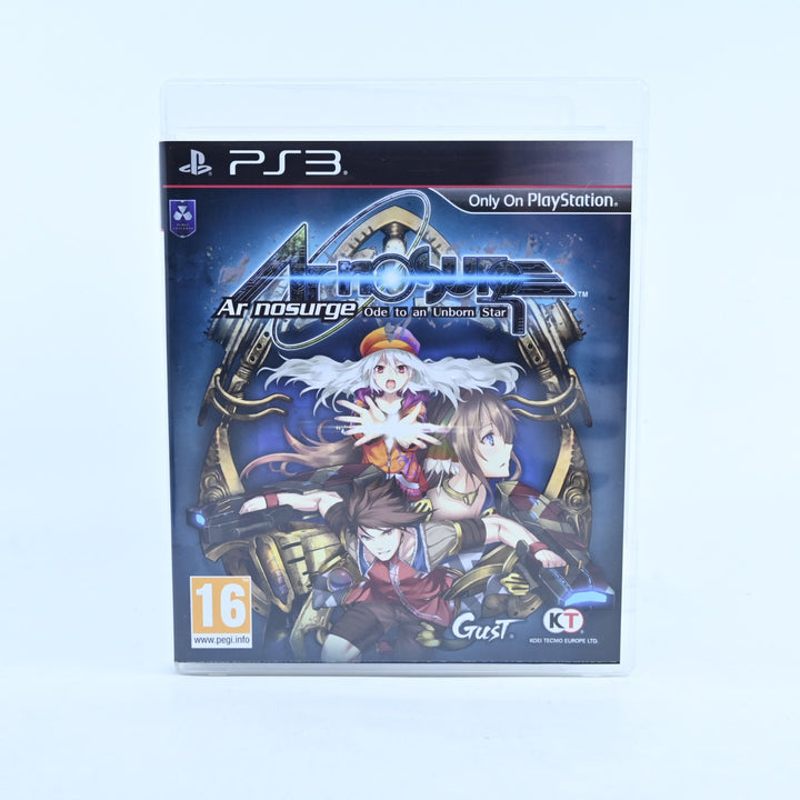 Ar nosurge: Ode to an Unborn Star - Sony Playstation 3 / PS3 Game + Manual