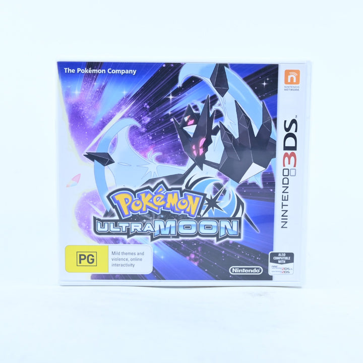 Pokemon Ultra Moon - Nintendo 3DS Game - PAL + Manual + Steelbook