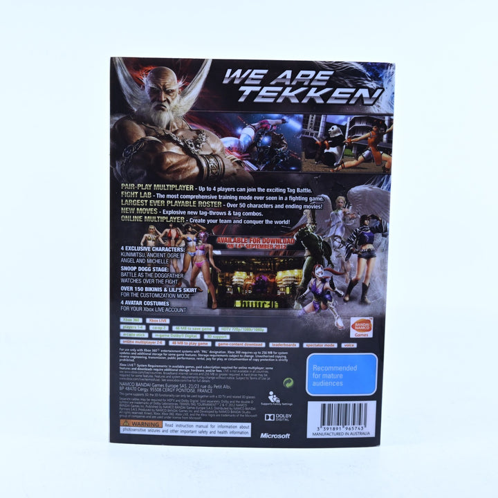 Tekken Tag Tournament 2 ANZ Edition - Xbox 360 Game + Manual - PAL - MINT DISC!