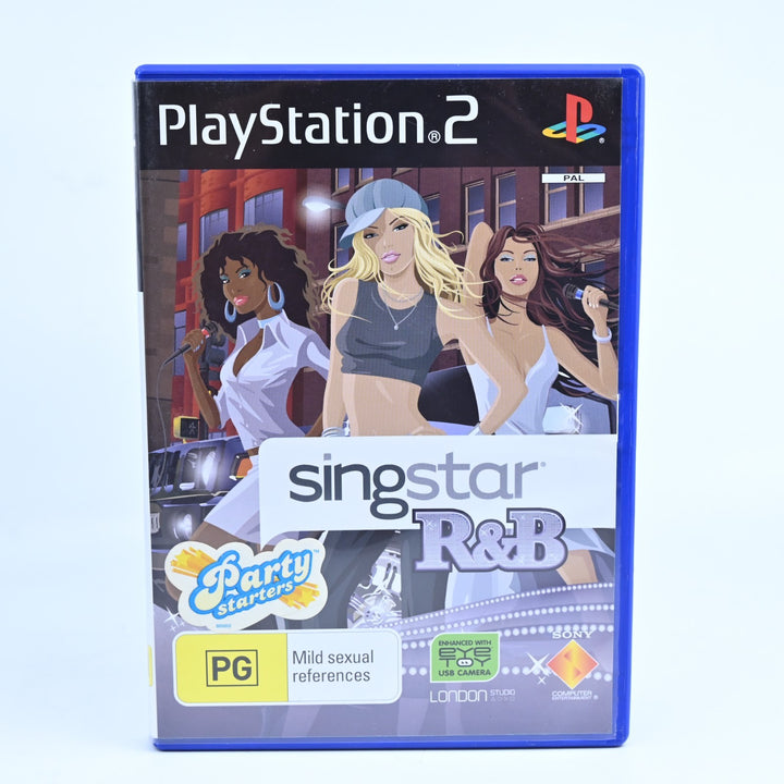 SingStar R&B - Sony Playstation 2 / PS2 Game + Manual - PAL - MINT DISC!