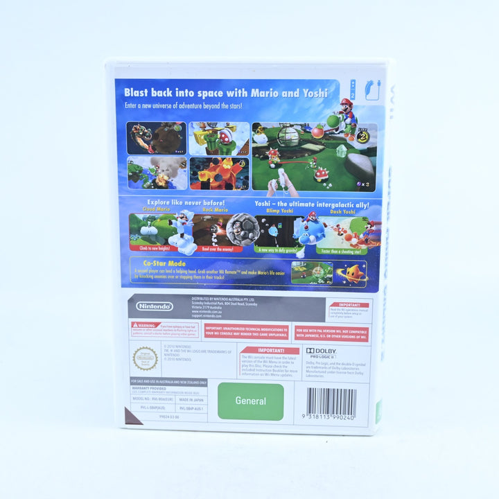Super Mario Galaxy 2 - Nintendo Wii Game + Manual - PAL - MINT DISC!