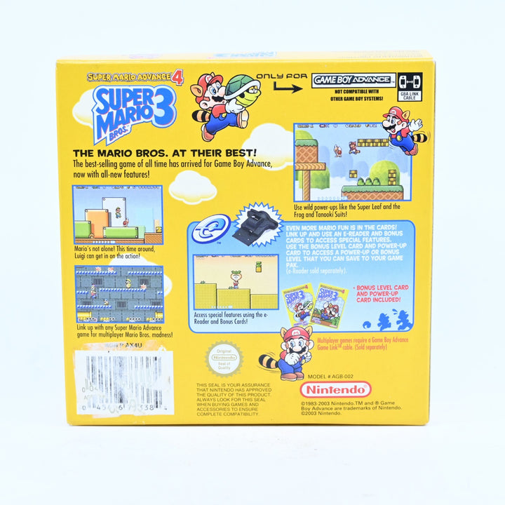 Super Mario Advance 4: Super Mario Bros. 3 - GBA Game + Cards - PAL - FREE POST!