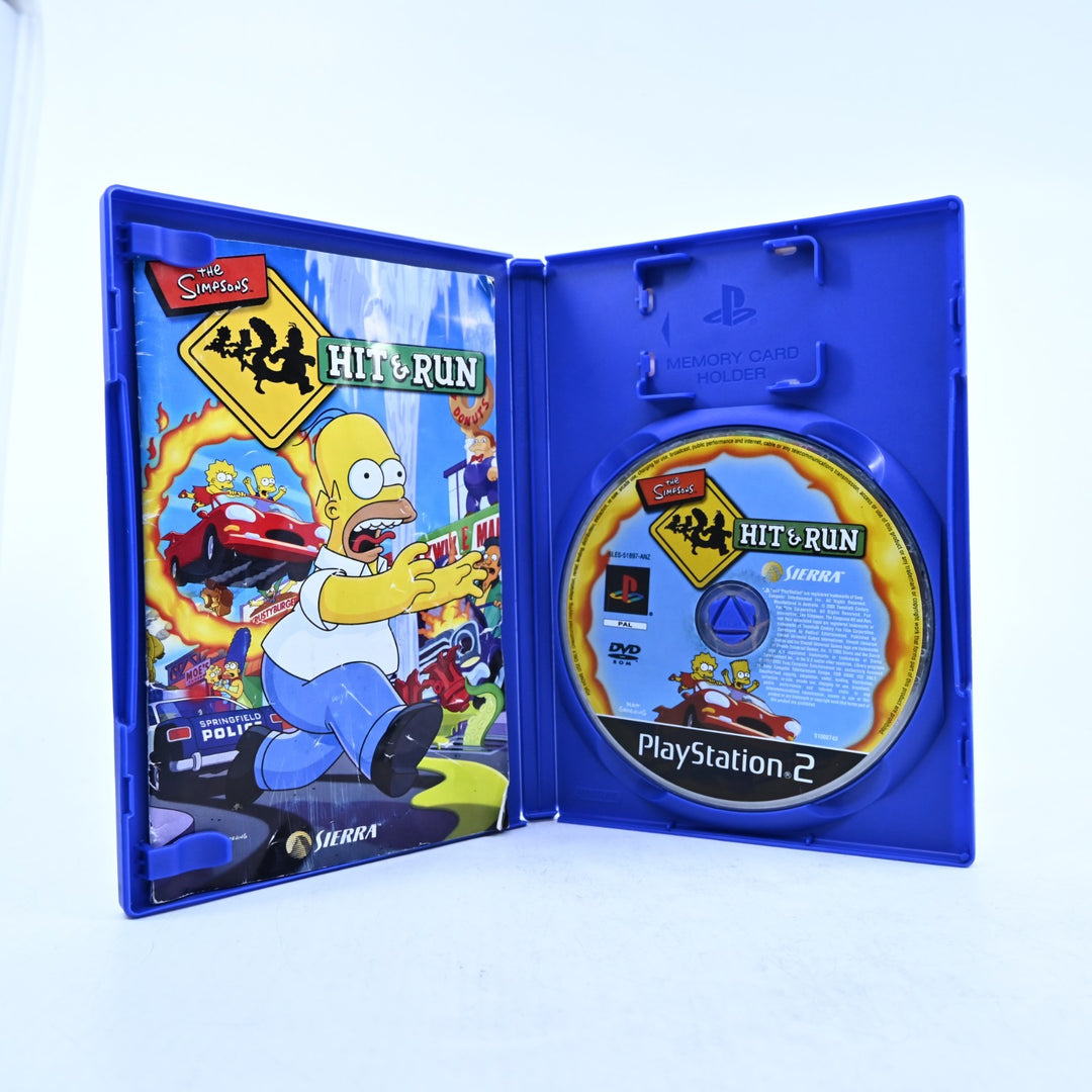 The Simpsons Hit & Run - Sony Playstation 2 / PS2 Game + Manual - PAL