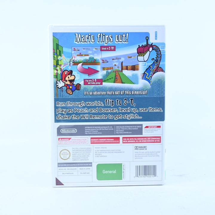 Super Paper Mario - Nintendo Wii Game - No Manual - PAL - MINT DISC!