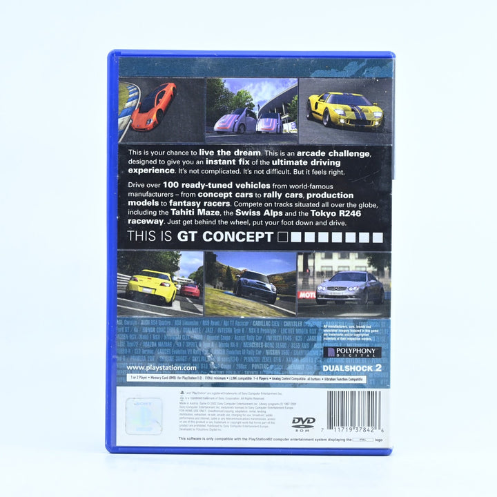 Gran Turismo Concept 2002 Tokyo-Geneva - Sony Playstation 2 / PS2 Game + Manual