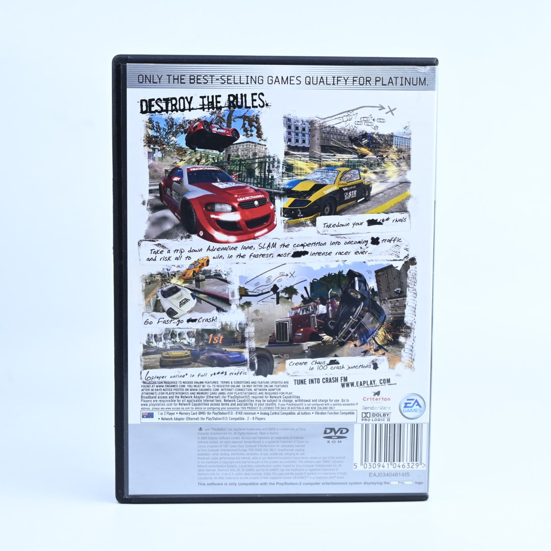 Burnout 3: Takedown - Sony Playstation 2 / PS2 Game + Manual - PAL