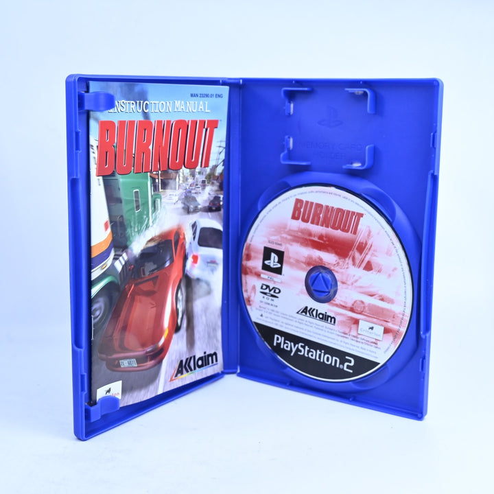 Burnout - Sony Playstation 2 / PS2 Game + Manual - PAL - MINT DISC!