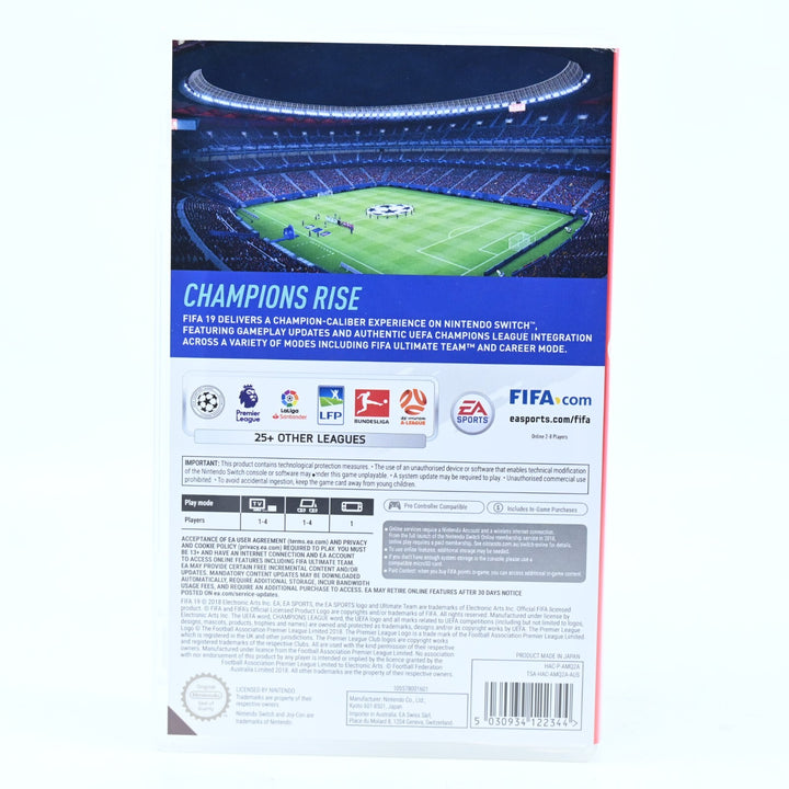 Fifa 19 - Nintendo Switch Game - FREE POST!