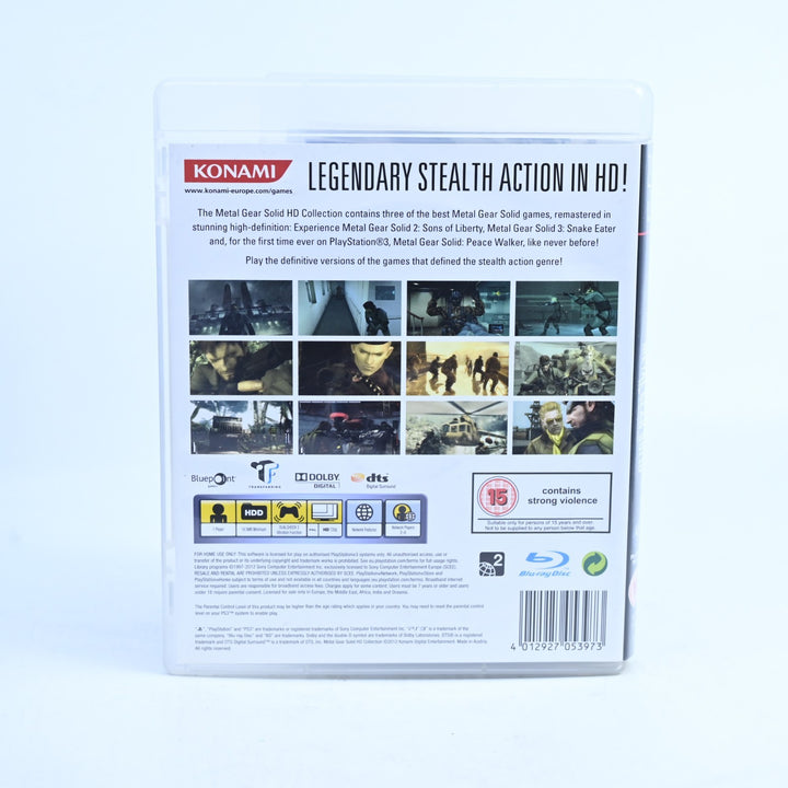 Metal Gear Solid HD Collection - Sony Playstation 3 / PS3 Game + Manual