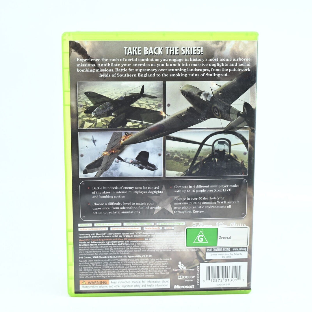 IL-2 Sturmovik: Birds of Prey - Xbox 360 Game + Manual - PAL - MINT DISC!