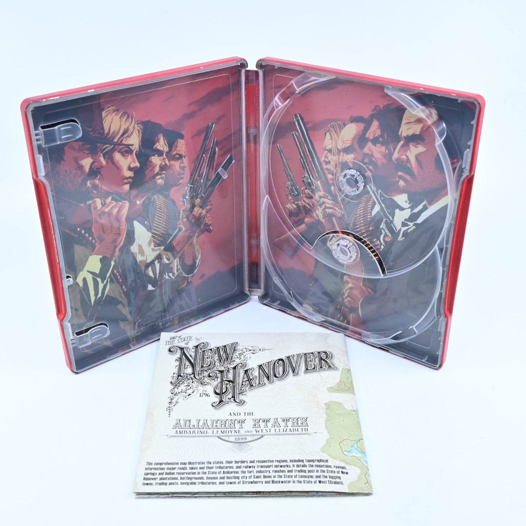 Red Dead Redemption II 2  - Steelbook Only + Map - Xbox One / PS4 - No Game