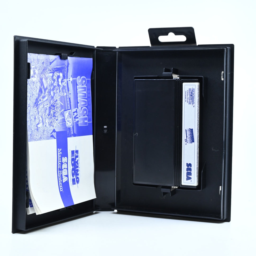 Super Smash T.V. - Sega Master System Game + Manual - PAL - FREE POST!