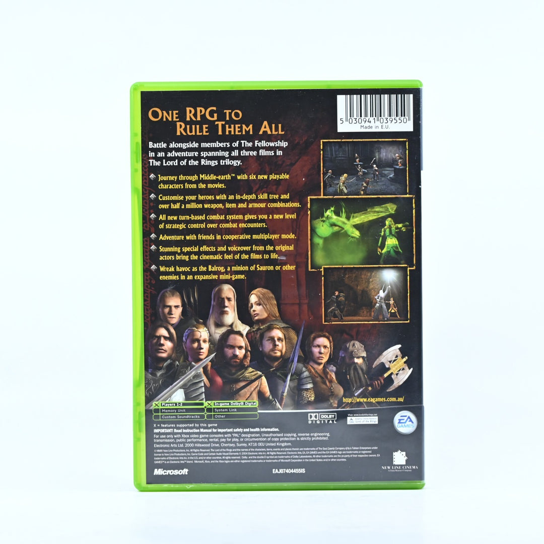 The Lord of the Rings: The Third Age - Original Xbox Game + Manual - MINT DISC!