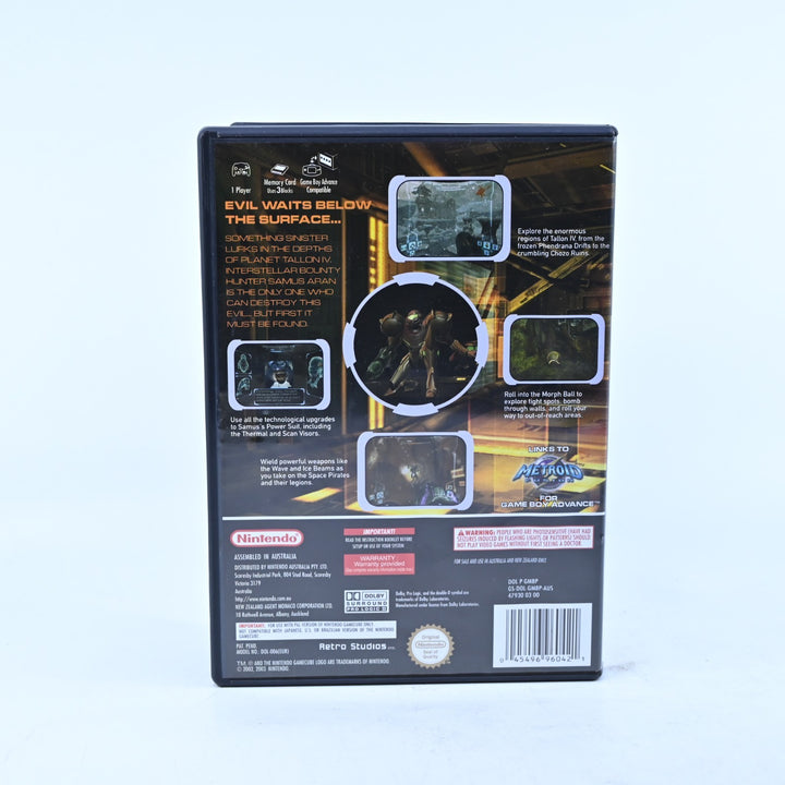 Metroid Prime - Nintendo Gamecube Game - No Manual - PAL - FREE POST!