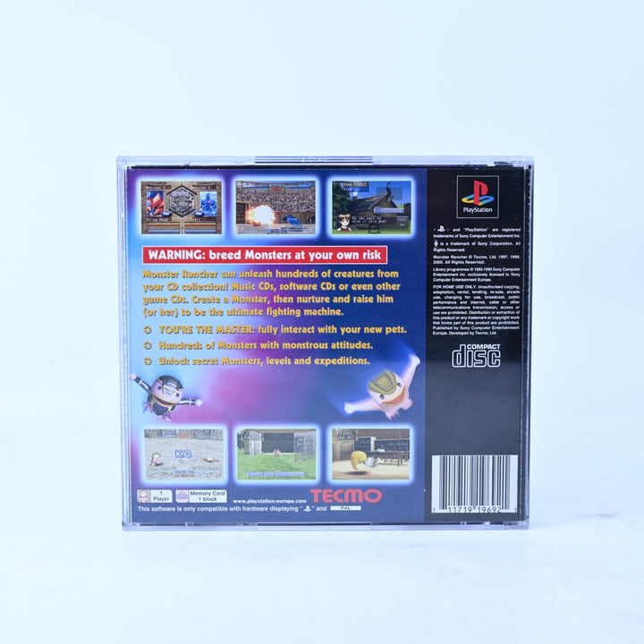 Monster Rancher - Sony Playstation 1 / PS1 Game + Manual - PAL - MINT DISC!