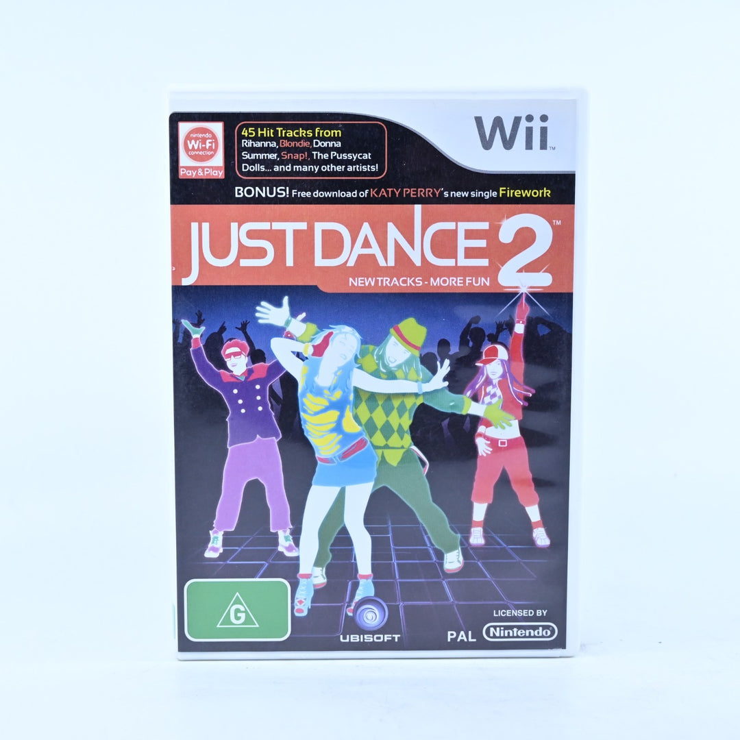 Just Dance 2 - Nintendo Wii Game + Manual - PAL - MINT DISC!