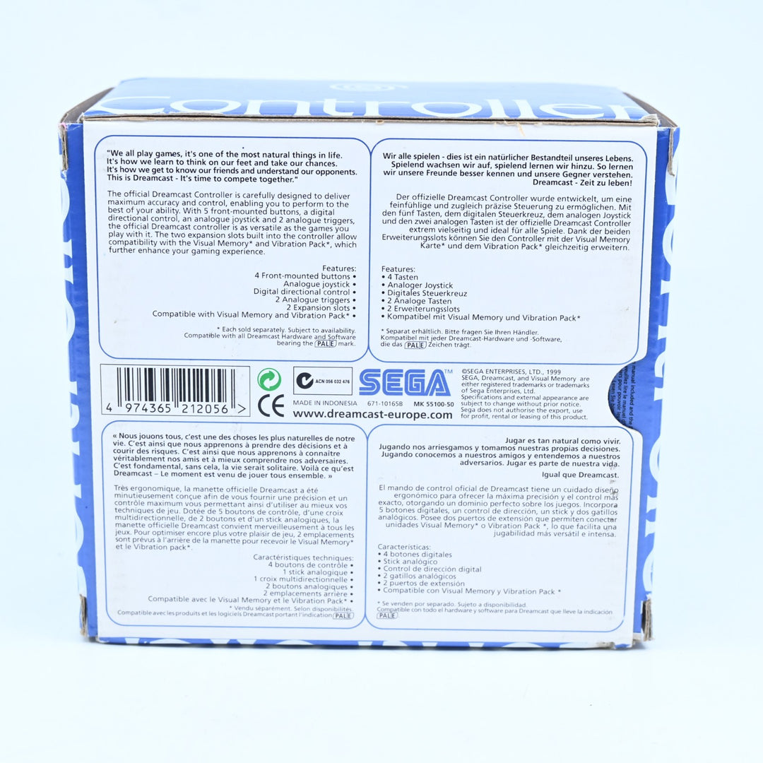Boxed Sega Dreamcast Controller - Sega Dreamcast Accessory - PAL - FREE POST!