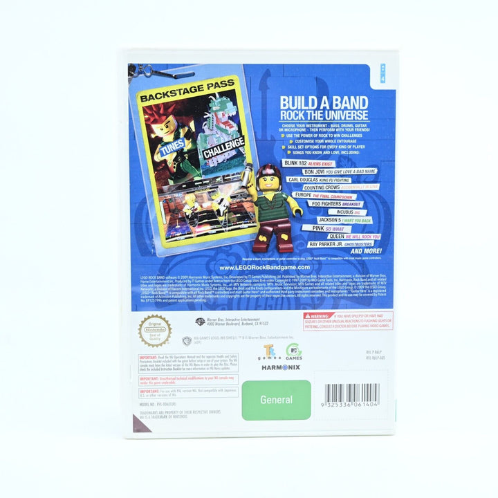 LEGO Rockband - Nintendo Wii Game + Manual - PAL - MINT DISC!