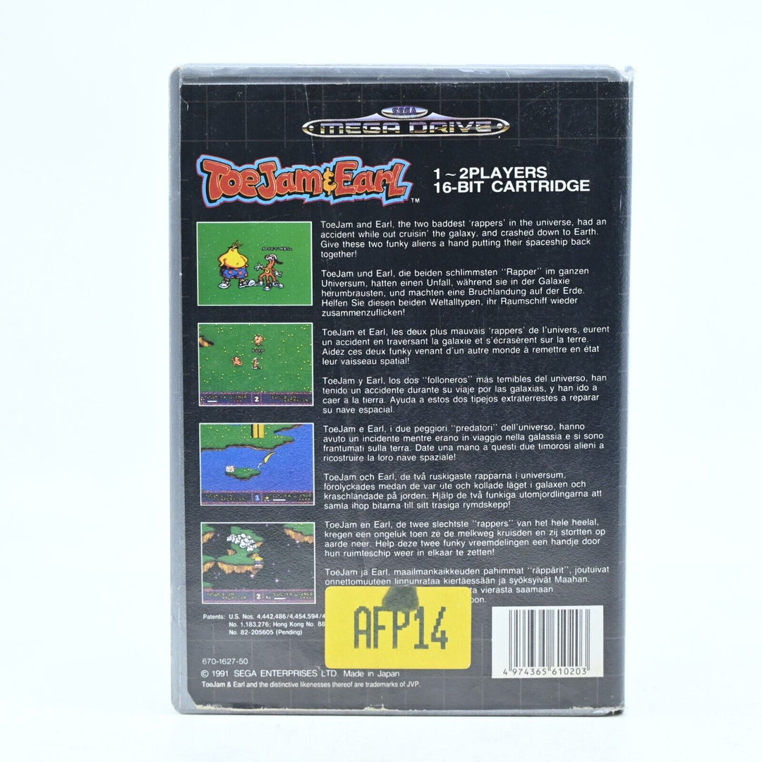 Toe Jam & Earl - Sega Mega Drive Game - PAL - FREE POST!
