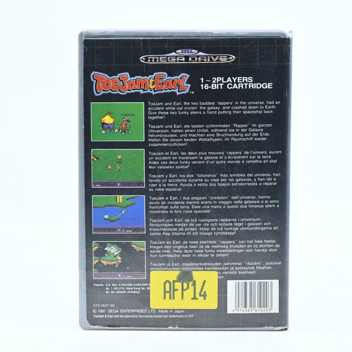Toe Jam & Earl - Sega Mega Drive Game - PAL - FREE POST!