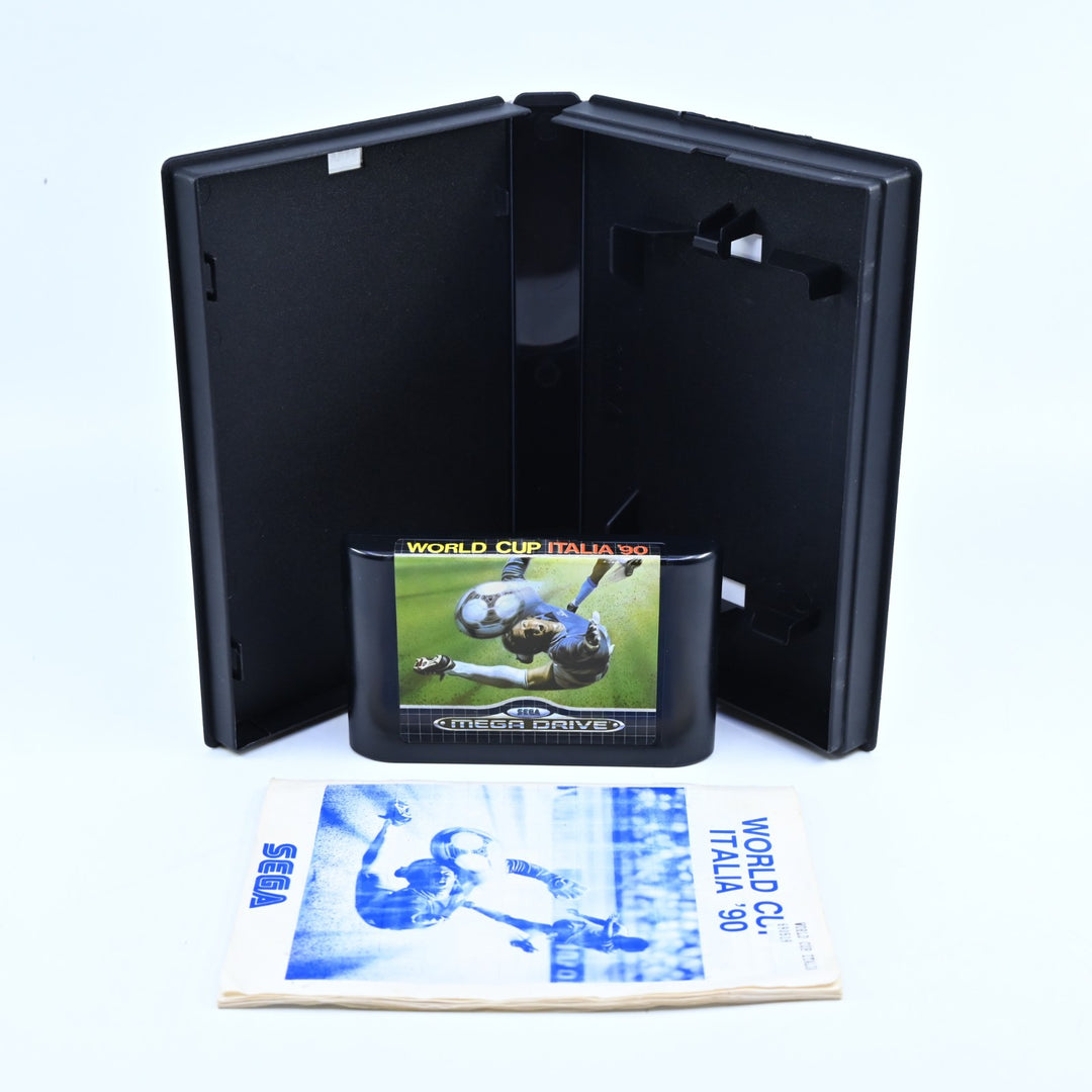 World Cup Italia '90 - Sega Mega Drive Game + Manual - PAL - FREE POST!